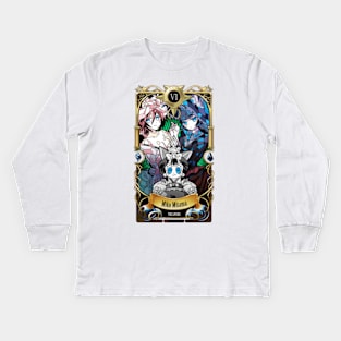 Battle Cats X Miko Mitama - The Lovers VI Kids Long Sleeve T-Shirt